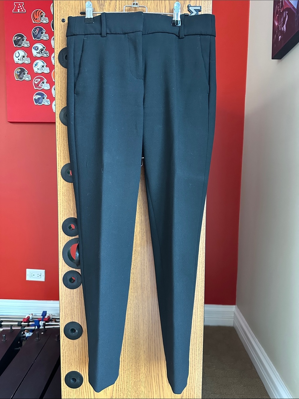 J.Crew Cameron Pants Size 2 Black Classic Slim Ankle Work Dress Pants